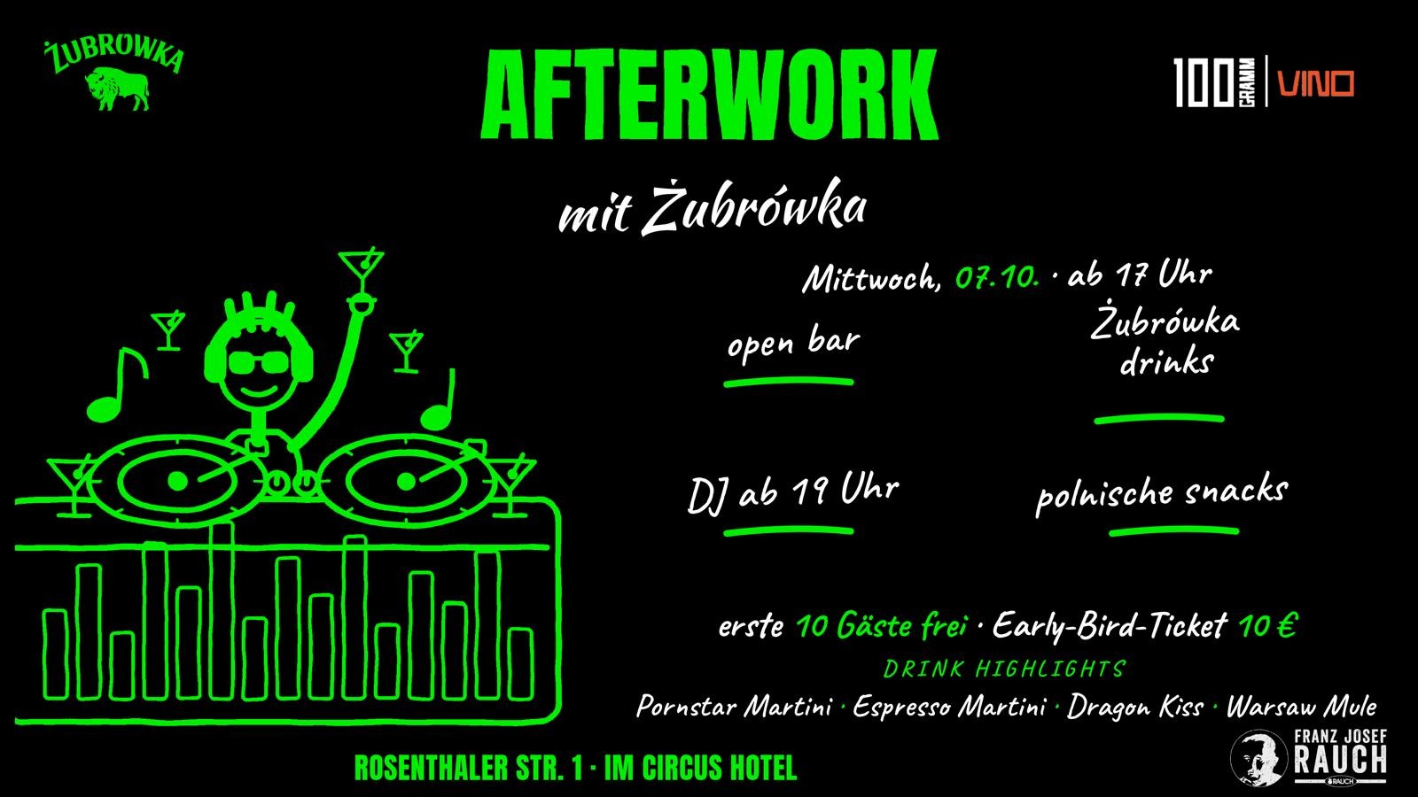 Afterwork x Żubrówka