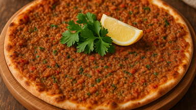 Türkische Küche: Lahmacun