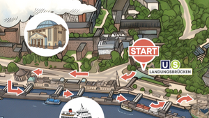 2 stündiges Stadtquiz Landungsbrücken bis Speicherstadt inkl. Preis!