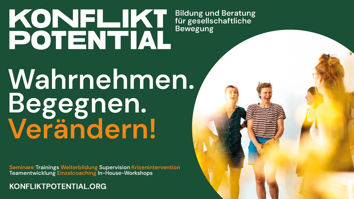Konfliktpotential – Bildung und Beratung für gesellschaftliche Bewegung