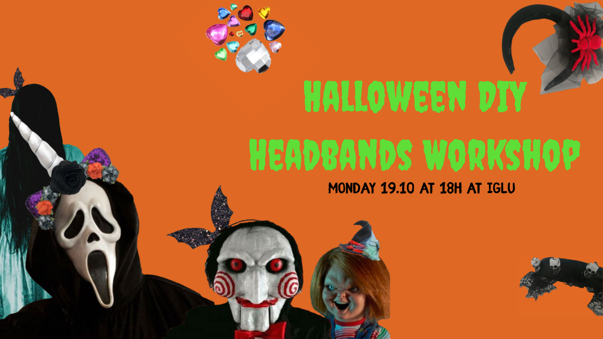 Halloween DIY Headbands Workshop