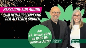 Neujahrsempfang der Alfterer Grünen - mit Verleihung des Umweltpreises 2026