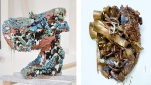Keramische Assemblage - Skulpturen aus vorgefundenen (keramischen) Objekten