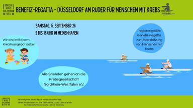 BENEFIZ-REGATTA - Düsseldorf am Ruder für Menschen mit Krebs