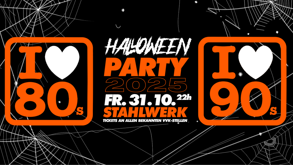 I love 80’s & 90’S HALLOWEEN PARTY