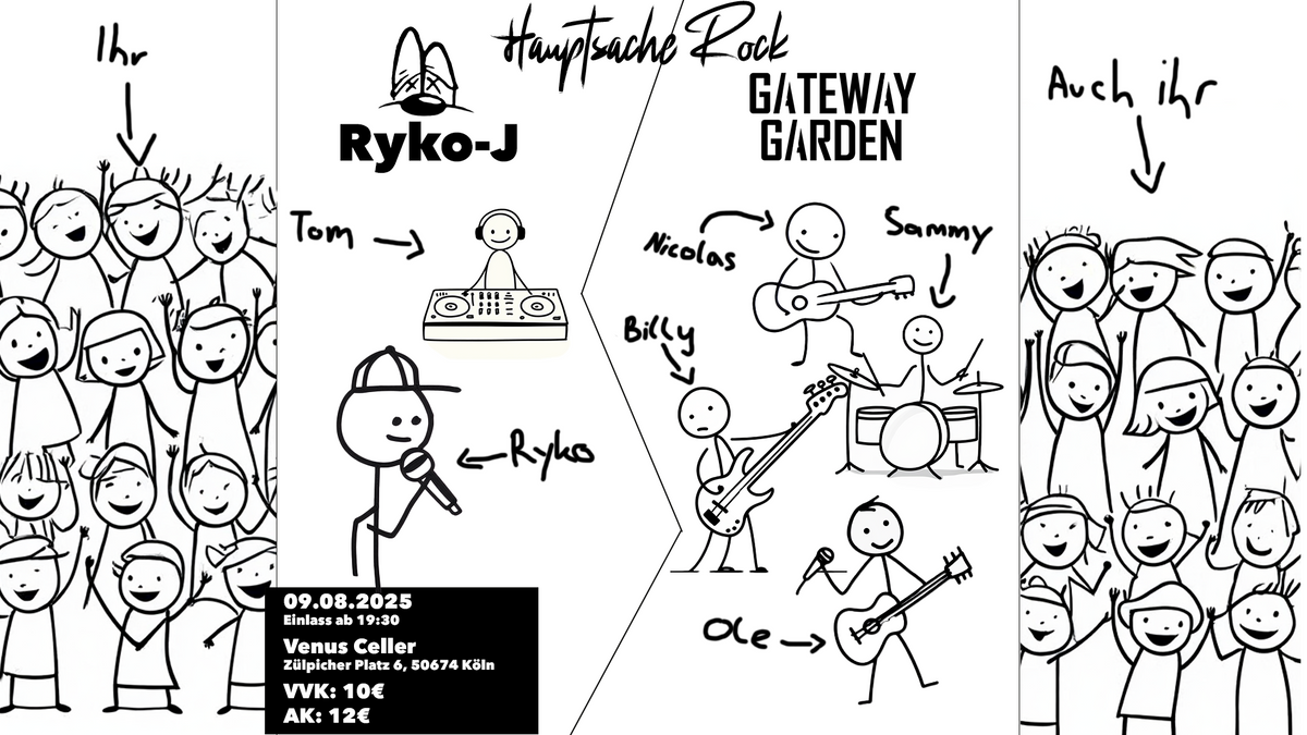 Hauptsache Rock! Ryko-J & Gateway Garden LIVE