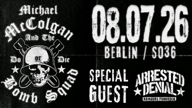 Michael McColgan & The Bomb Squad| Support: Arrested Denial