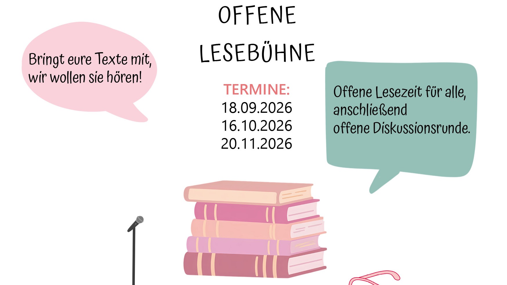 Literaturcafé - Offene Lesebühne für alle