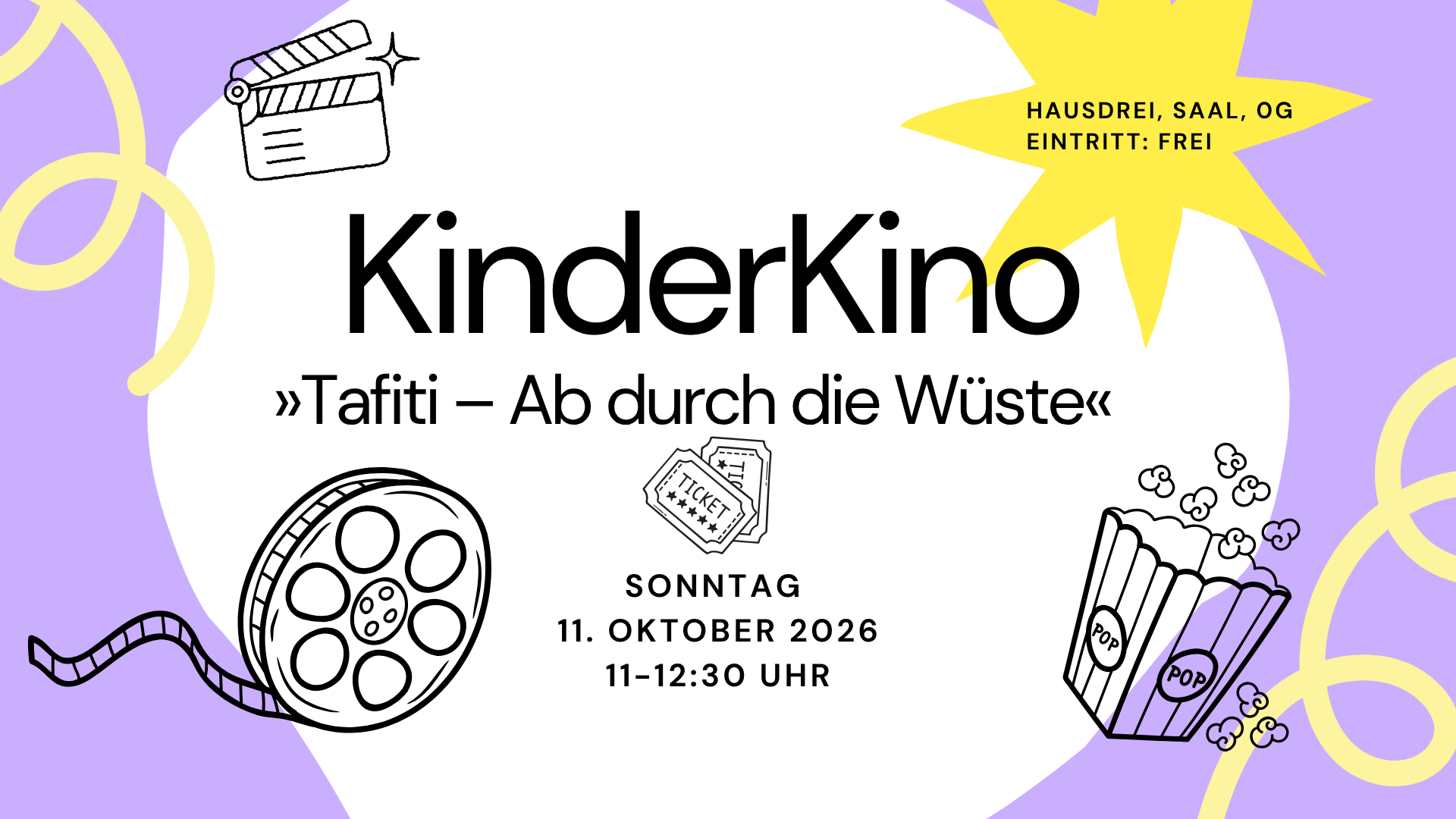 KinderKino // Tafiti – Ab durch die Wüste