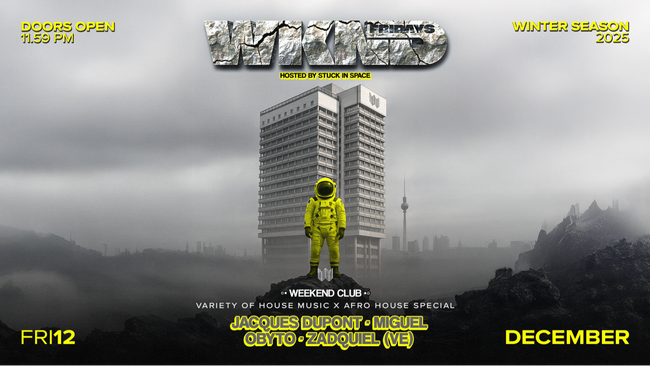 WKND HOSTED BY STUCK IN SPACE — AFRO HOUSE SPECIAL