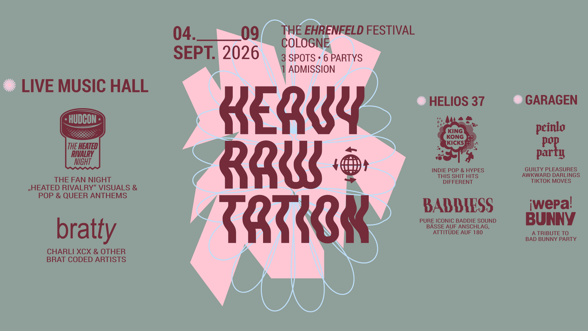 Heavy Rawtation • 6 Partys in 1 Night • Köln  F