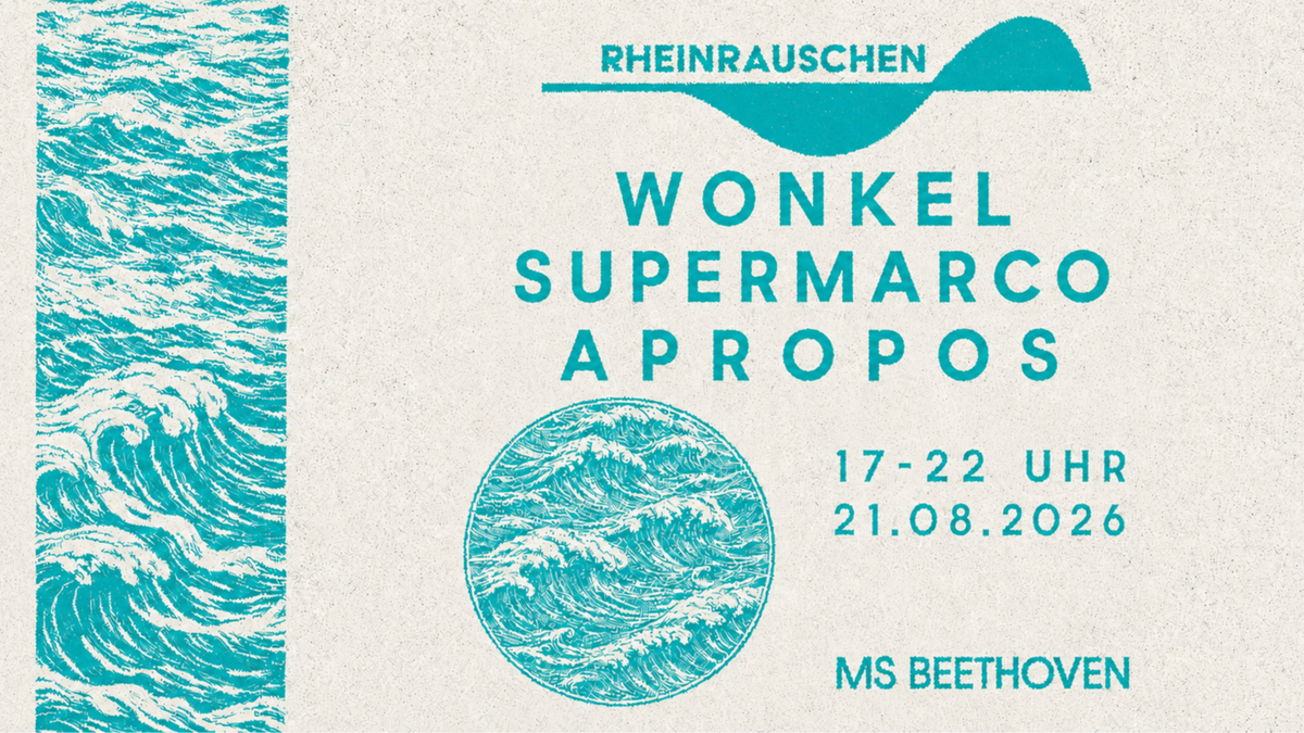 Rheinrauschen mit Apropos, Supermarco und Wonkel auf der MS-Beethoven
