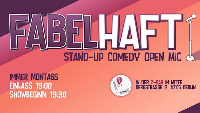 Fabelhaft Comedy: Stand-Up Comedy in Berlin Mitte