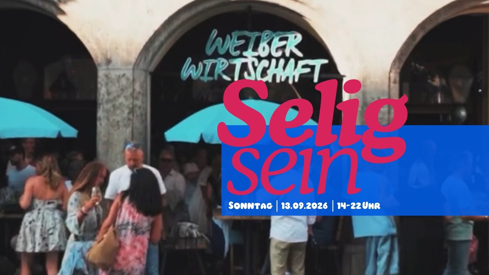 Selig sein — a pop-up experience for music, food & drinks