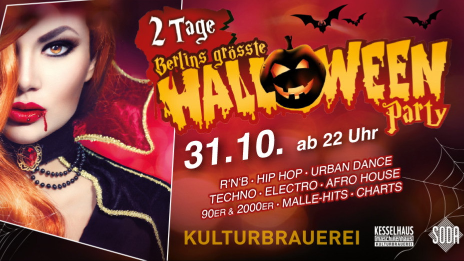 Halloween in der Kulturbrauerei SATURDAY