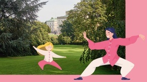 Der Hügel ist Tai Chi