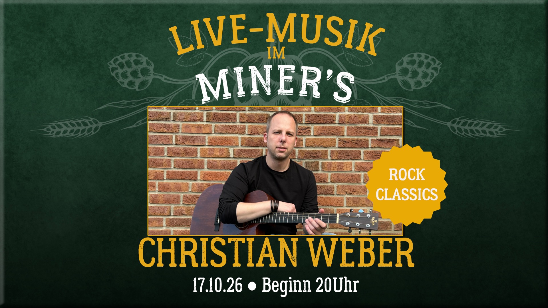 Livemusik mit Christian Weber