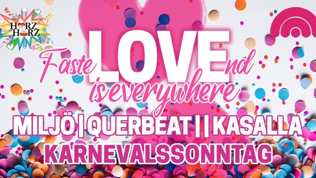 HERZ an HERZ | Karnevalssonntag | CLUB BAHNHOF EHRENFELD