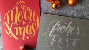 Handlettering Weihnachts-Workshop