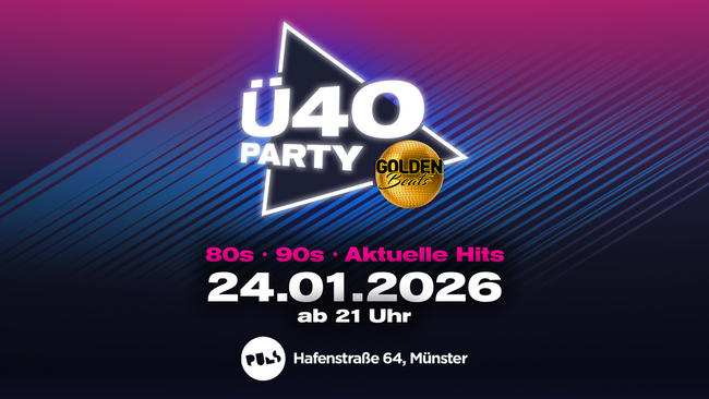 Die große Ü40 Party im PULS Münster – mit 1LIVE Club DJ Chris Zilles