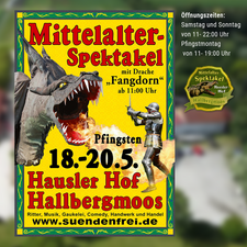 Mittelalterspektakel Drachen & Ritter in Hallbergmoos