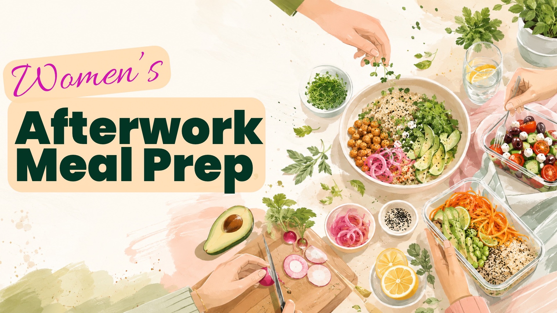 Women's Afterwork Meal Prep