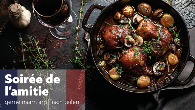 Soirée de l’amitie- gemeinsam am Tisch teilen