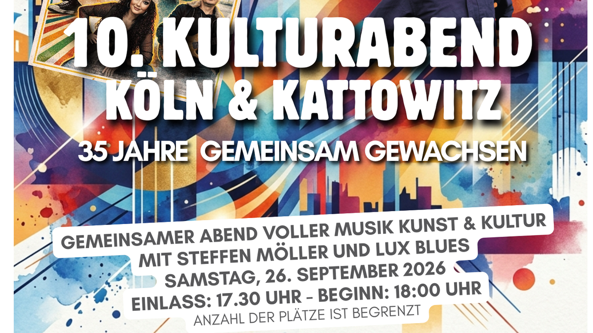 Titelbild der Veranstaltung Kulturabend Köln-Kattowitz