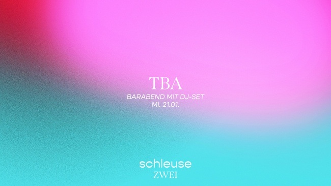 Barabend mit DJ-Set – tba