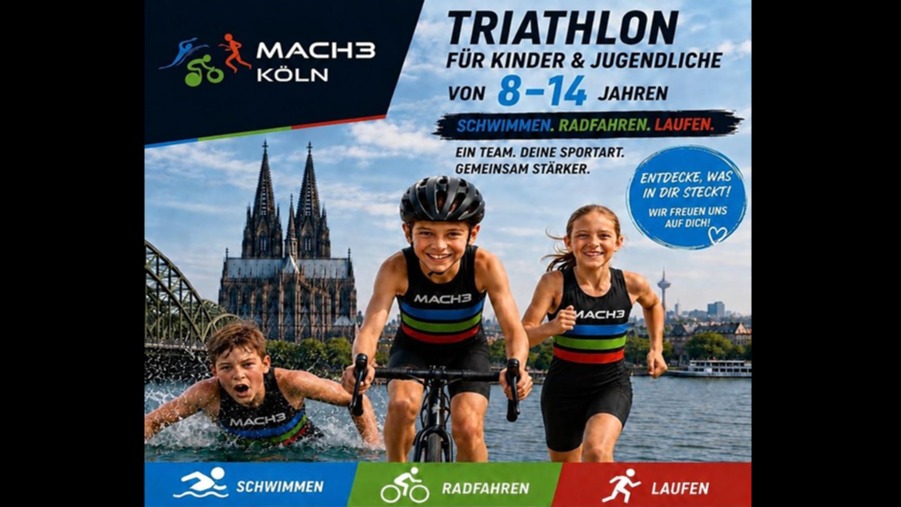 Titelbild der Veranstaltung Triathlon Schnuppertage für Kinder und Jugendliche