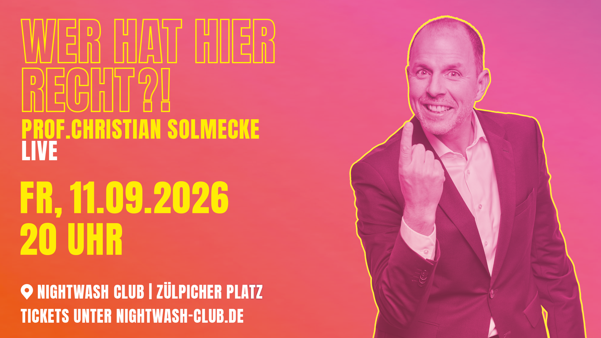 Prof. Christian Solmecke - WER HAT HIER RECHT?!