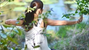 Qigong im Park