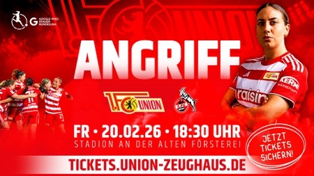 Frauen-Bundesliga: 1. FC Union Berlin vs. 1. FC Köln