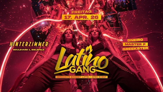 Latino Gang | Germanys biggest Latin / Afro Event | Hinterzimmer Bielefeld