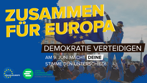 Demonstration & Kundgebung: Zusammen für Europa.