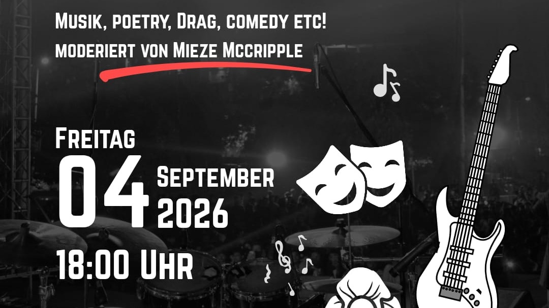 Titelbild der Veranstaltung Open Stage für Kunst jeder Art!