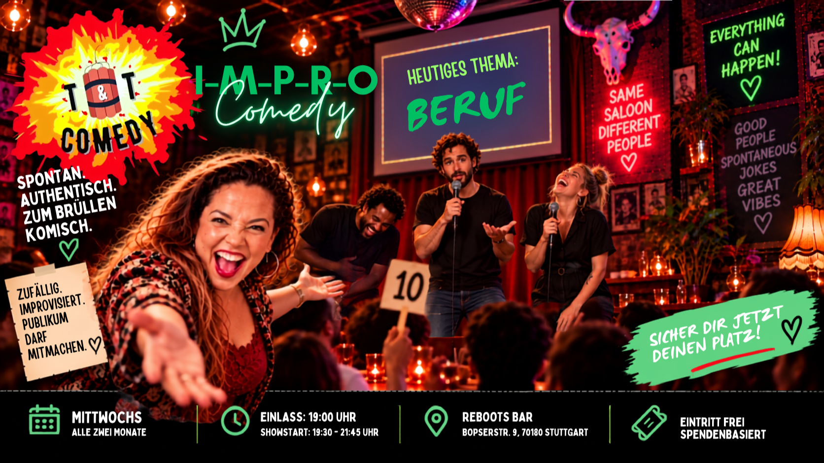T&T IMPRO SHOW - Improvisiert, spontan, witzig!