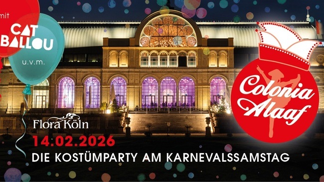 Colonia Alaaf! Die Karnevalsparty in der Flora mit CAT BALLOU