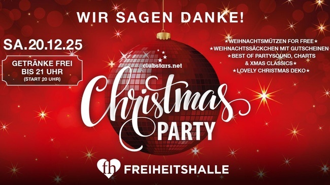 ❤️ Wir sagen DANKE 🎁 GETRÄNKE FREI BIS 21 h I SA.20.12. ab 20 Uhr!