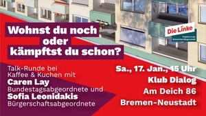 Wohnst du noch oder kämpfst du schon? Hand in Hand gegen Mieten-Notstand!