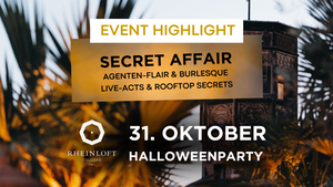 Halloweenparty mit Bond Vibes & 20er-Jahre-Flair.: Smoking, Masken & Martinis