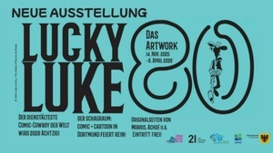 Unsere nächste Ausstellungseröffnung: Lucky Luke 80 - Das Artwork🔥