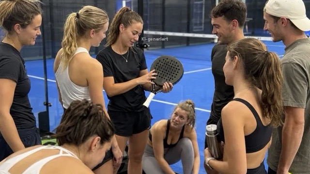 Titelbild der Veranstaltung Padel & Social | Für Beginner | Connecte dich & finde neue Freunde