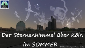Der Sternenhimmel über Köln im Sommer