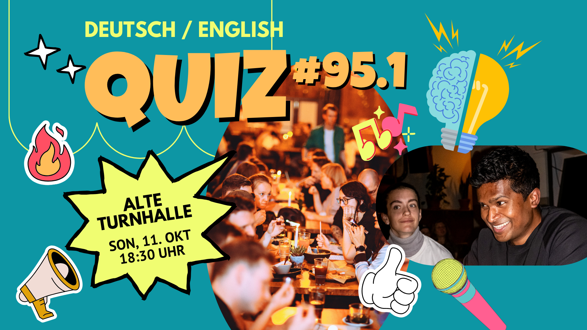 Quiz #95-1 @ Alte Turnhalle - Friedrichshain (DEU/ENG)