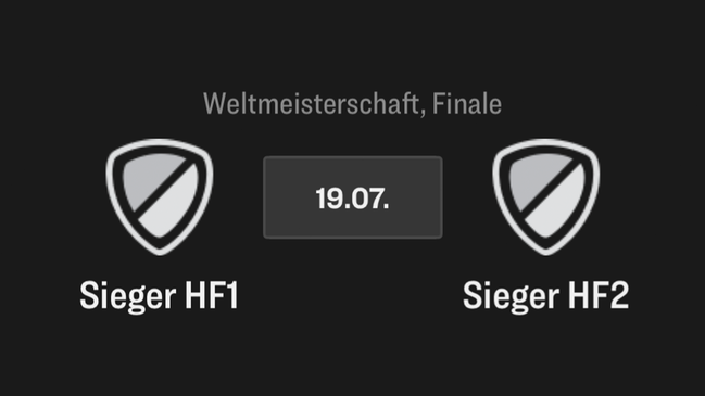 Finale, WM 2026