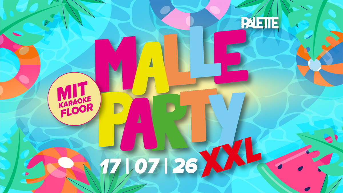 MALLE PARTY XXL mit KARAOKE FLOOR