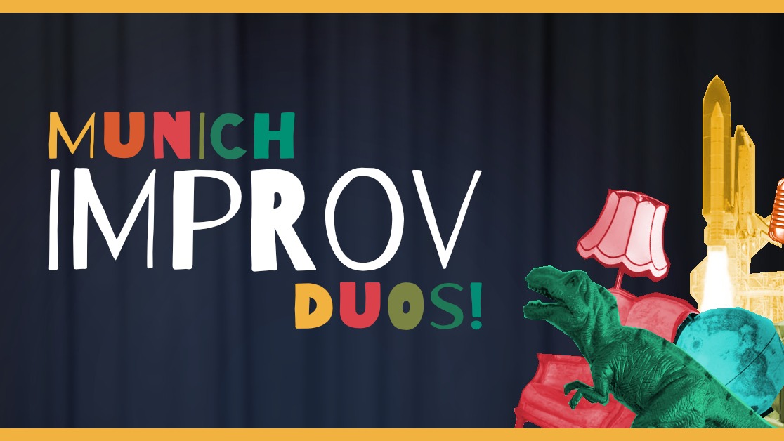 Titelbild der Veranstaltung Munich Improv Duos + "Words Beggar" Solo Clown Show! ft. Oshow