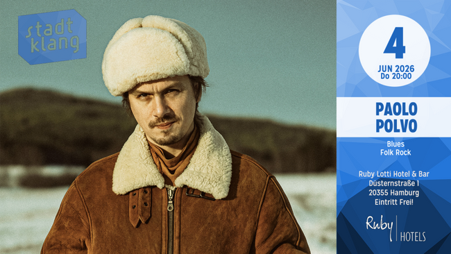 «stadtklang» mit PAOLO POLVO | Live @ Ruby Lotti Hotel & Bar