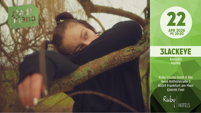 «stadtklang» mit 3lackeye | Live @ Ruby Louise Hotel & Bar